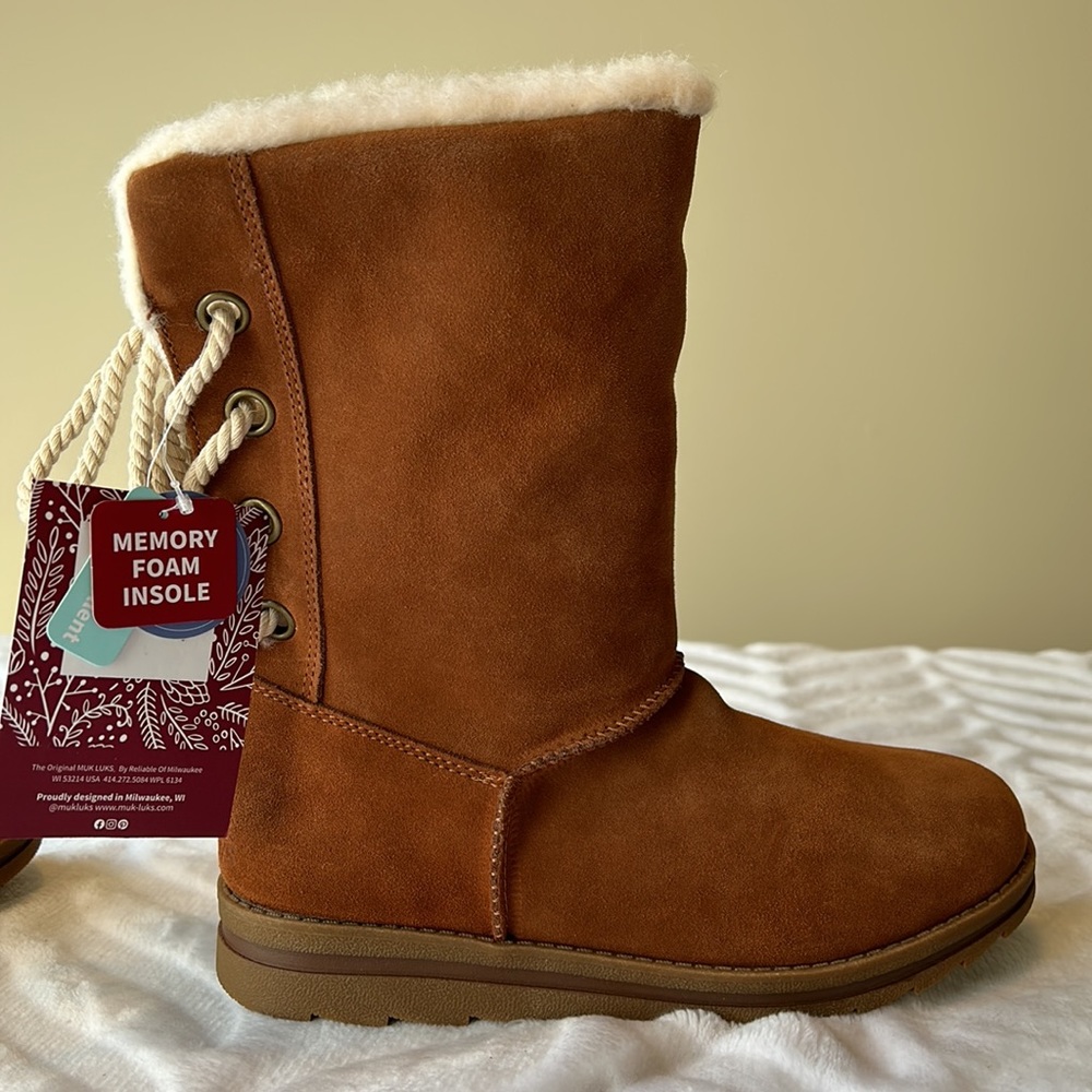 Muk Luks Suede Boots
